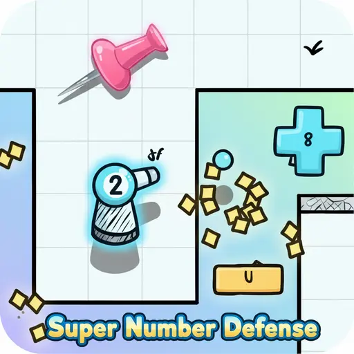 Super Number Defense Game