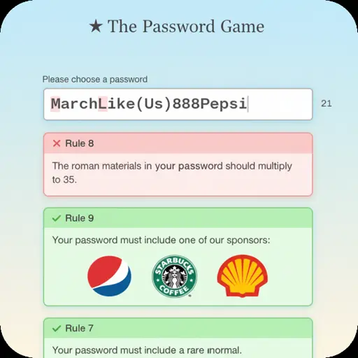 The Password Game