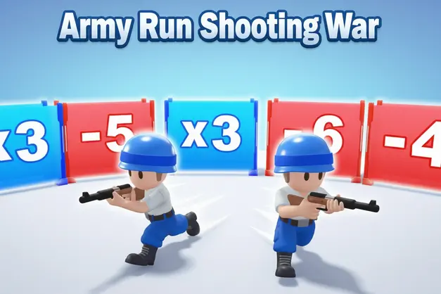 Army Run Shooting War Gameplay