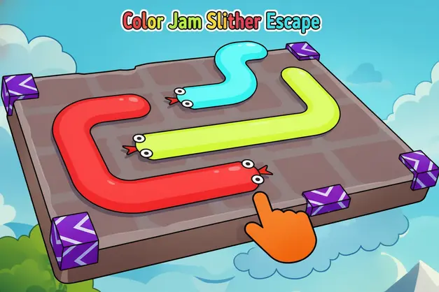Color Jam Slither Escape Gameplay