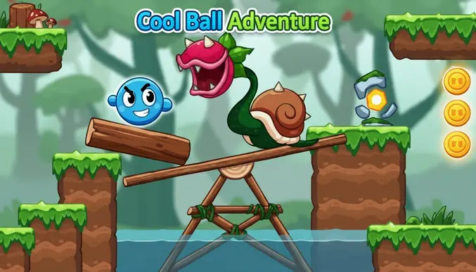 Cool Ball Adventure Gameplay